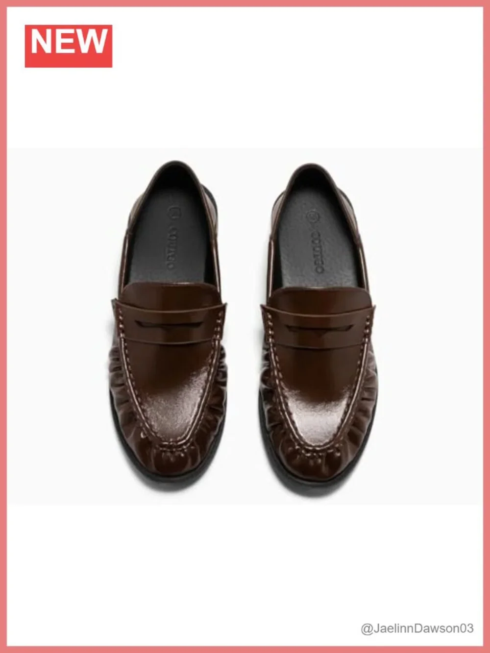 Women's Penny Loafers Slip On Shoes Collapsible Heel Comfortable Work Flats
